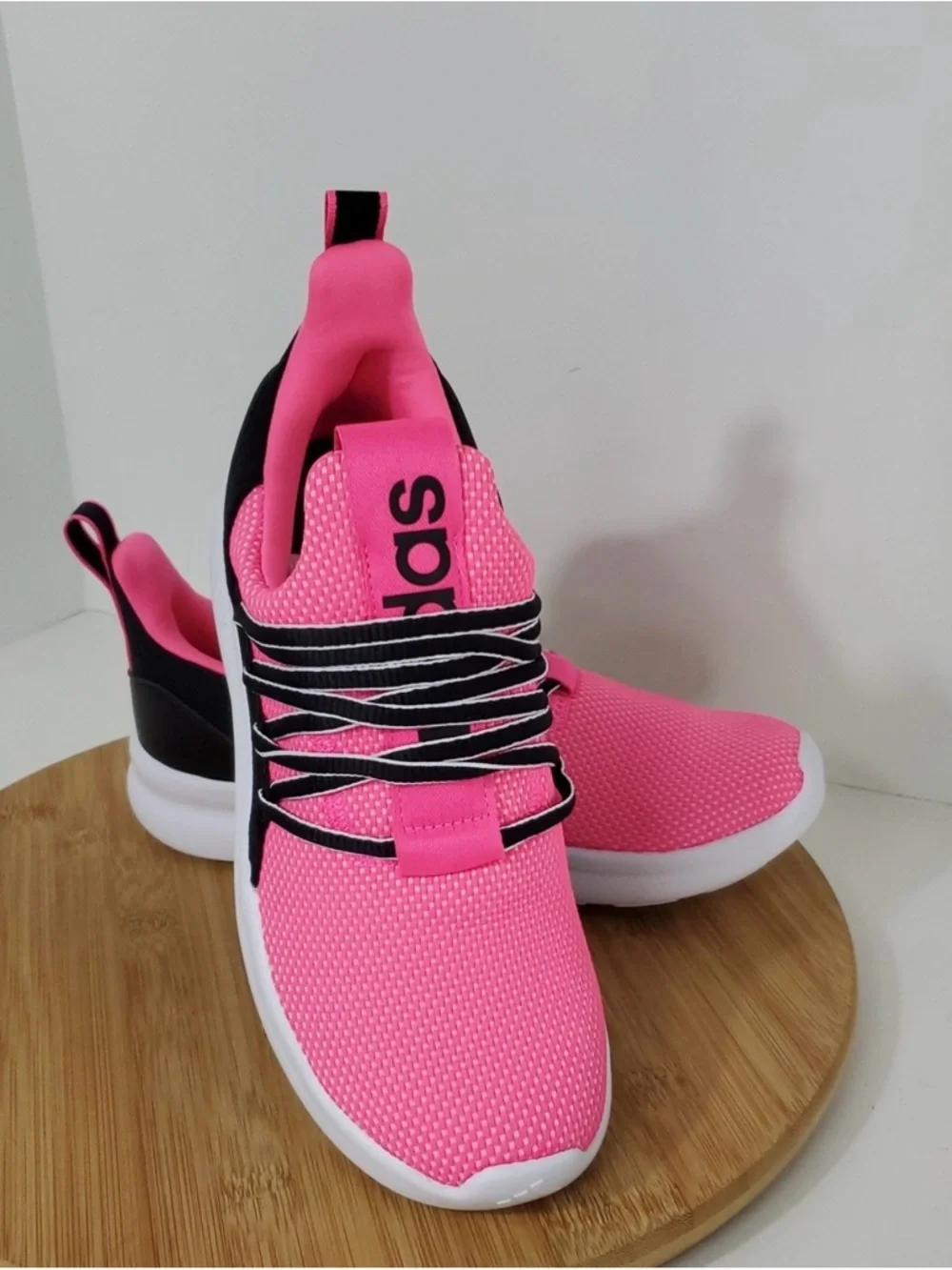 Adidas Lite Racer Adapt 7.0 Kids  Sneakers Pink Black Size 5 NIB